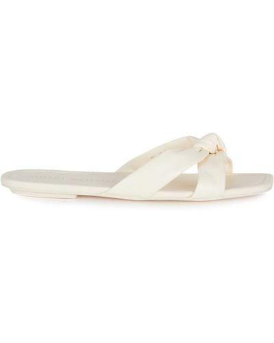 Stuart Weitzman Slippers - White