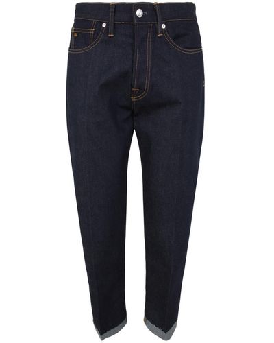 Nine:inthe:morning Classic Jeans With Lapel Clothing - Blue