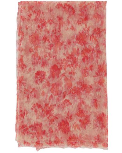 Philosophy Di Lorenzo Serafini Stole With All-Over Floreal Print - Red
