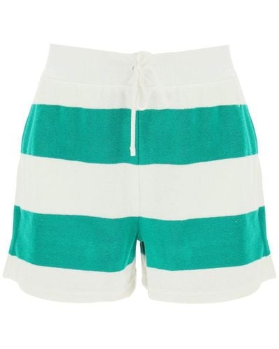 Polo Ralph Lauren Striped Terry Shorts - Green