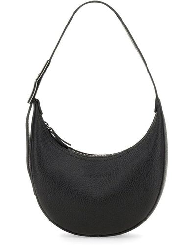Longchamp "roseau Essential Small" Bag - Black