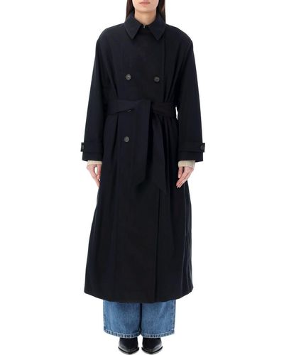 A.P.C. Louise Trench Coat - Blue
