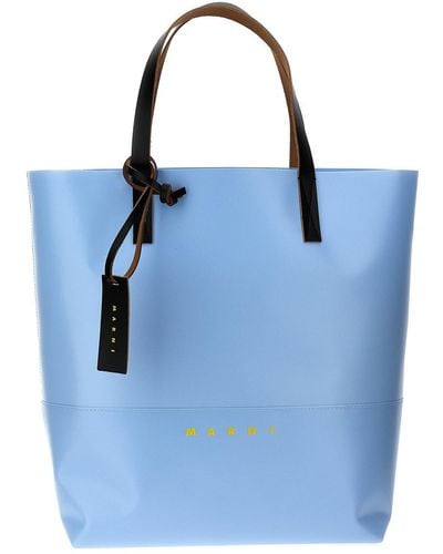 Marni 'Tribeca' Shopping Bag - Blue