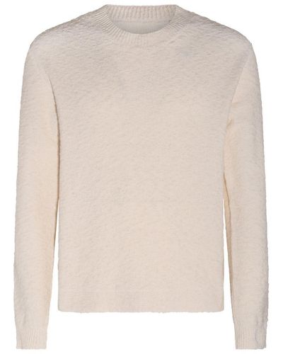 Maison Margiela Sweaters Beige - White