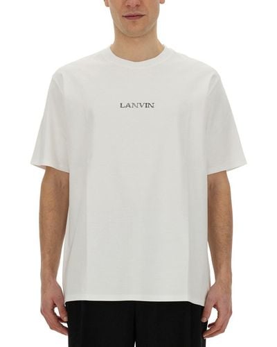 Lanvin T-Shirt With Logo - White