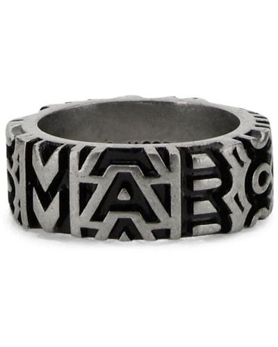 Marc Jacobs Monogram Ring - Black