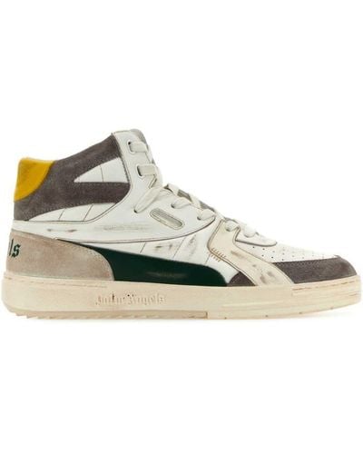 Palm Angels Leather Palm University Sneakers - Multicolour