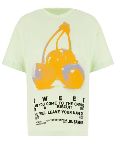 Jil Sander Printed T-shirt - Yellow
