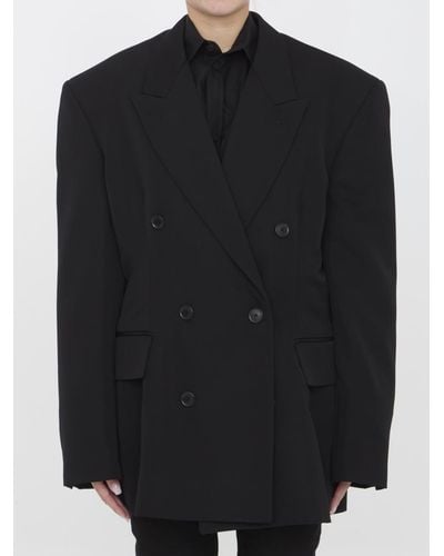 Balenciaga Cinched Jacket - Black
