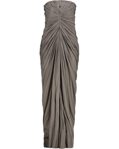 Rick Owens Radiance Bustier Gown - Gray