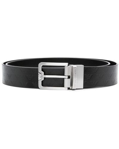 Emporio Armani Reversible Belt - Black