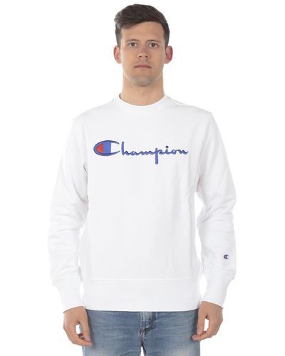 Champion Sweatshirt Hoodie - White