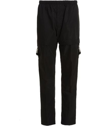 Givenchy Cargo Buckle Pants - Black