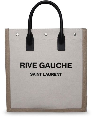 Saint Laurent Canvas Bag - Gray