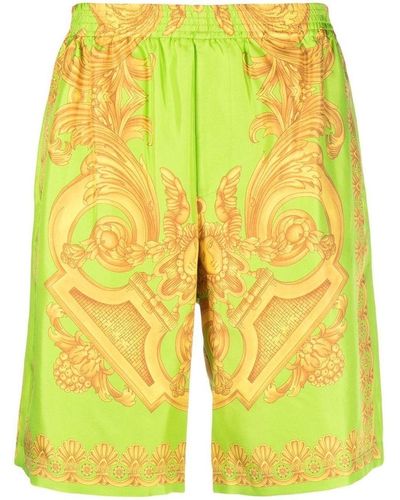Versace Baroque Shorts 660 - Yellow