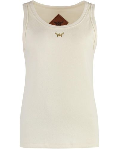 MCM Knitted Tank Top - Natural