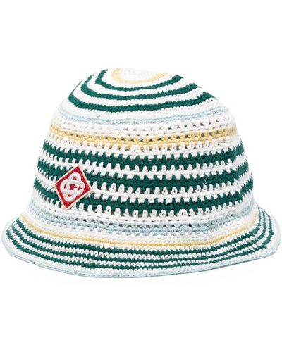 Casablancabrand Hat With Monogram - Green