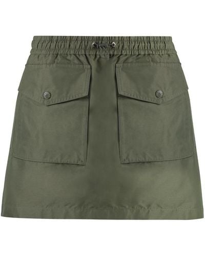 Moncler Taffetà Mini-Skirt - Green