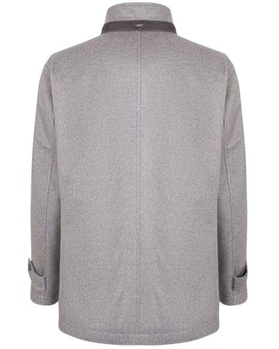Herno Three-quarter Coats - Gray