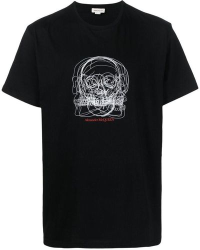 Alexander McQueen T-Shirts & Vests - Black
