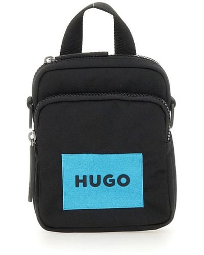 BOSS Shoulder Bag With Logo - Black