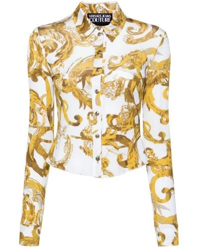 Versace Jeans Couture Watercolour Couture Shirt - Metallic