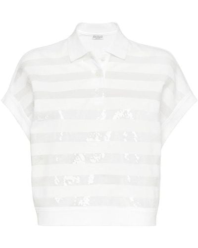 Brunello Cucinelli T-Shirts - White
