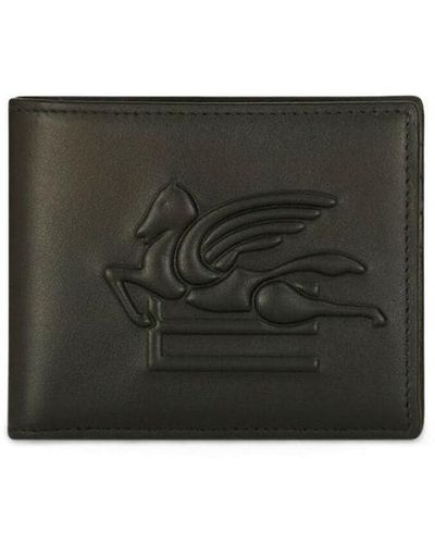 Etro Wallet With Logo - Black
