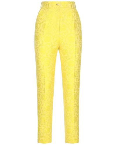 Dolce & Gabbana Trousers - Yellow