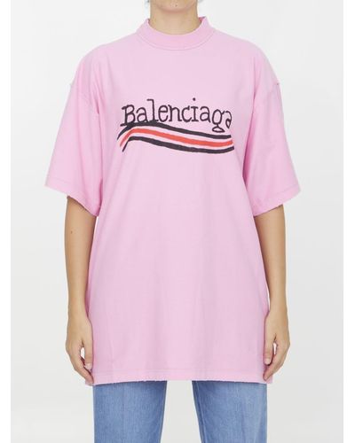 Balenciaga Logo T-shirt - Pink