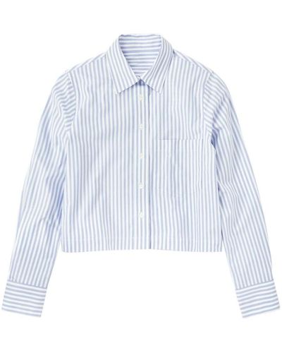 Closed Striped Organic-cotton Shirt - Blue