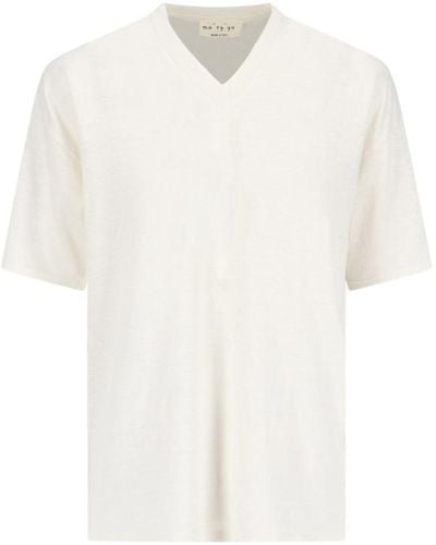 Ma'ry'ya T-Shirts And Polos - White
