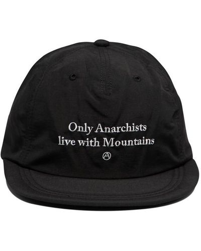 Mountain Research "Only Anarchist Live With Mountains" Hat - Black