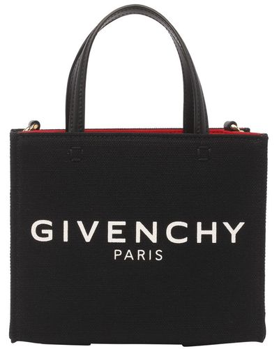 Givenchy Mini G Canvas Tote Bag - Black