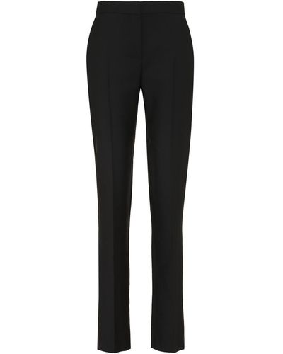 Alexander McQueen Tailored Wool Trousers - Black