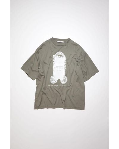 Acne Studios Printed T-shirt - Gray