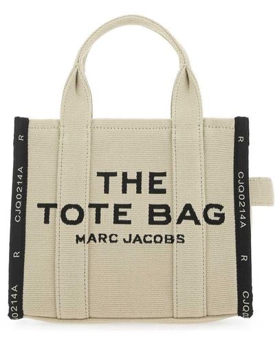 Marc Jacobs Beige Canvas The Tote Shopping Bag Beige - Natural