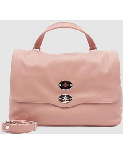 Zanellato Leather Postina Daily Baby Tote Bag - Pink
