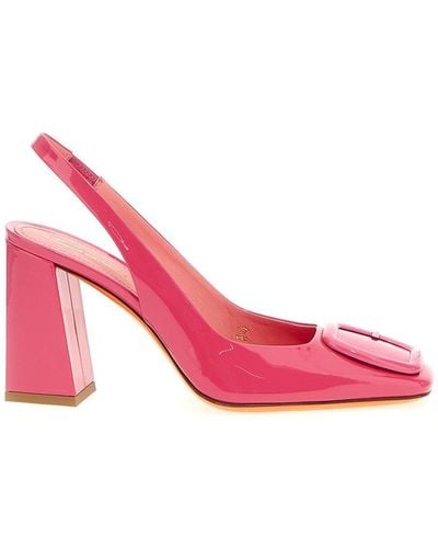 Santoni Peaches Court Shoes - Pink