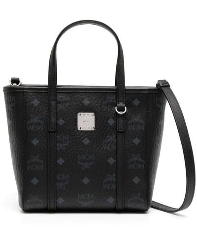 MCM 'M-Veritas' Mini Shopping Bag - Black