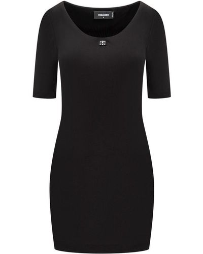 DSquared² Jersey Dress - Black