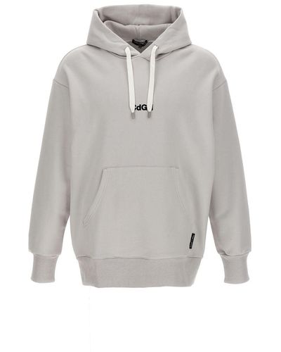 Comme des Garçons Logo Hoodie Sweatshirt - Grey