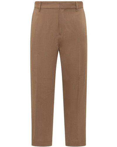 Covert Long Trousers - Brown