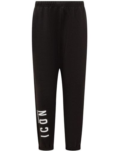 DSquared² Icon Collection V-Icon Jogging Pants - Black