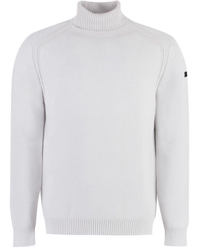 Rrd Cotton Turtleneck Sweater - White