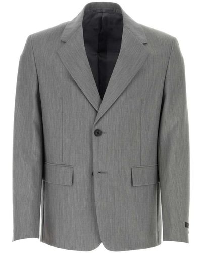 Prada Jackets And Vests - Grey