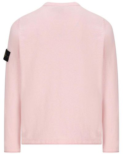 Stone Island Sweaters Pink