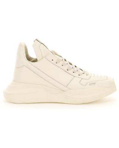 Rick Owens Geth Runner Leather Trainers - Multicolour