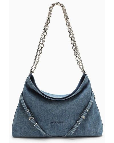 Givenchy Medium Voyou Chain Bag - Blue