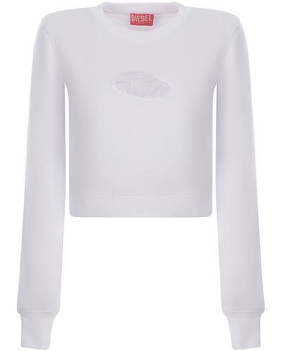 DIESEL Sweatshirt "F-Slimmy-Od" - White